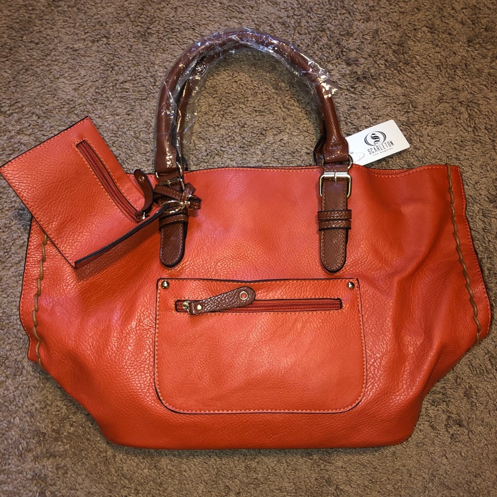 Scarleton Tote Bag with Matching Crossbody NWT